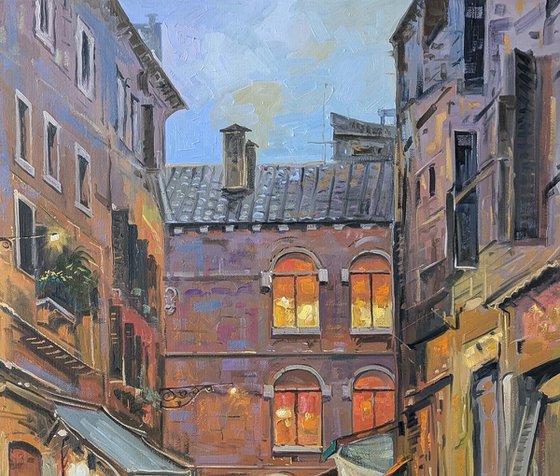 Rain-Kissed Alley