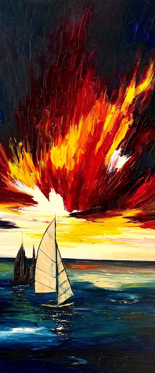 The last sunset by Anastasiia Novitskaya