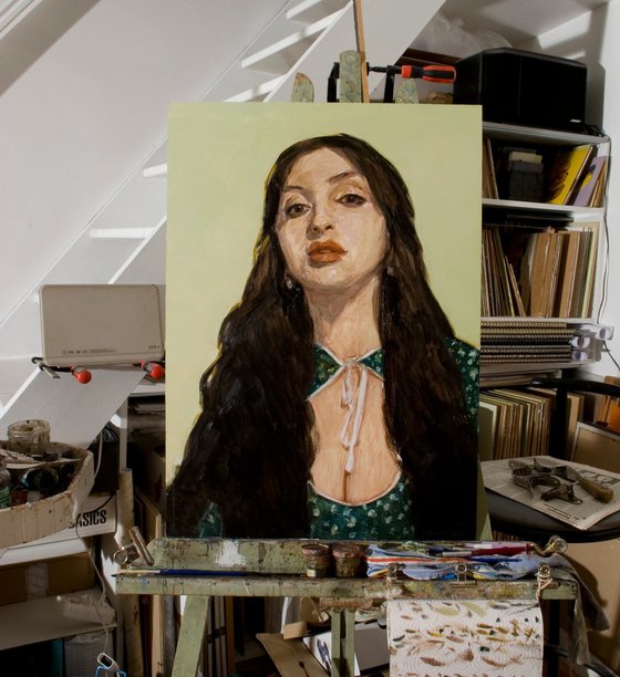 portrait of a woman: Sarah