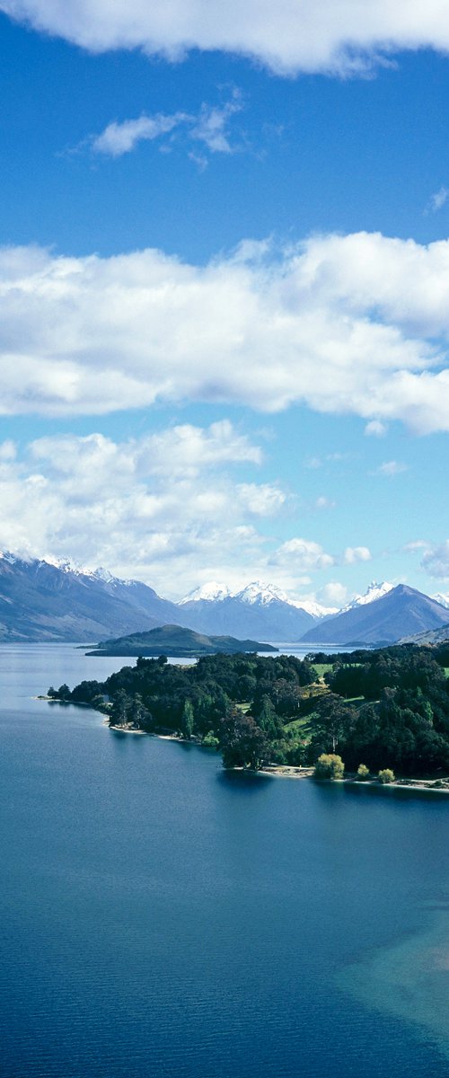 Lake Wakatipu and the Southern Alps by Alex Cassels