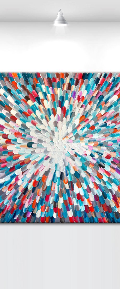 'Universum XIV' - 78x48" - COMMISSION by Tatiana Georgieva