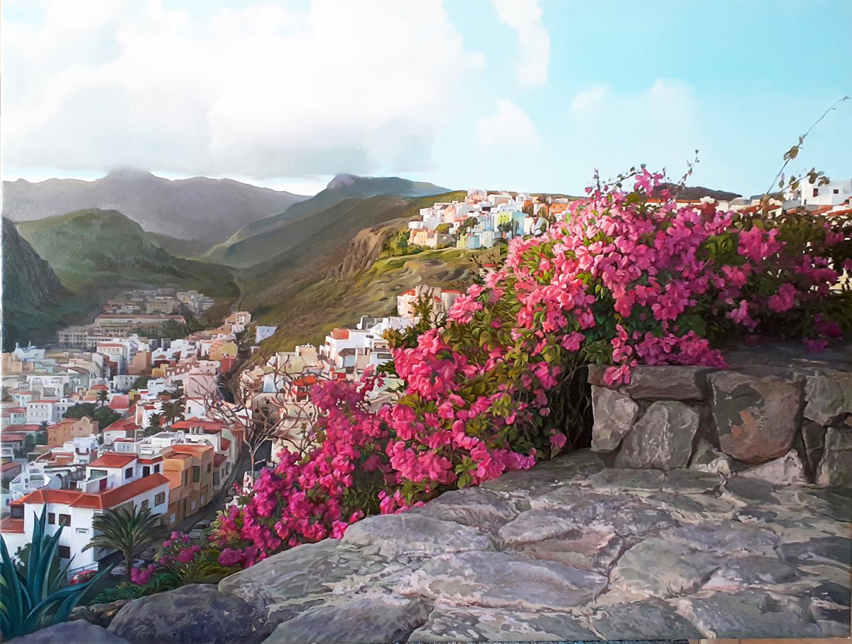 SUNRISE OVER SAN-SEBASTIAN (LA GOMERA, THE CANARIES) by Tatiana Rezvaya