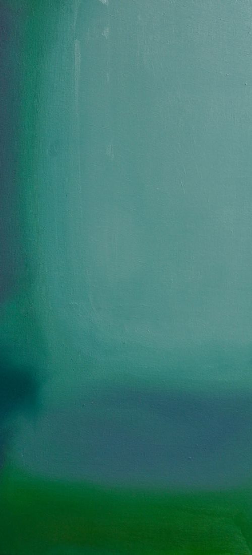Blue on green by John Welsh