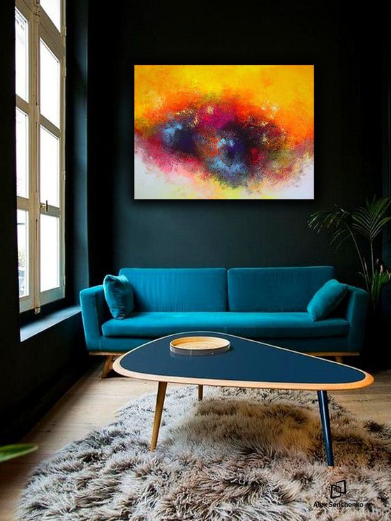 Abstract Painting / Alex Senchenko © 2019 / Solar Wind