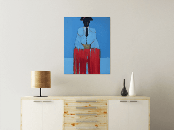 Abstract Torero Figure