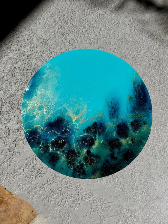 Golden Halo, Blue Depth #4