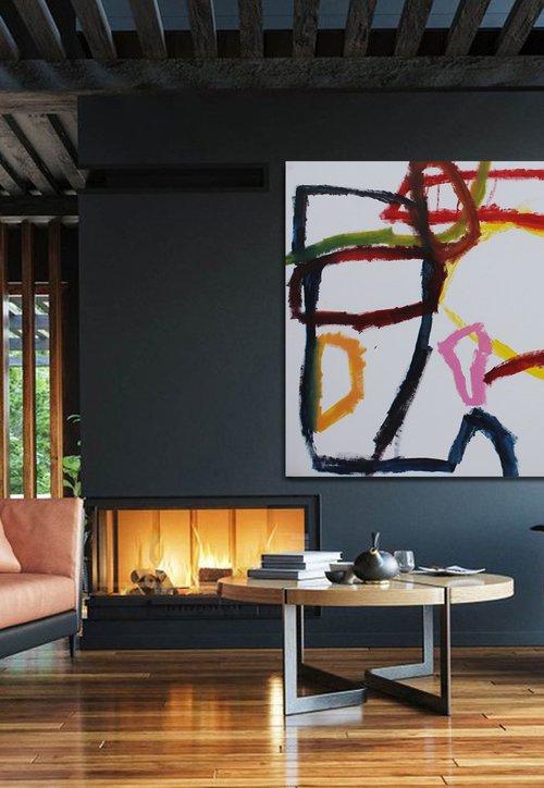 Composition 26. Snowy by Sergiy Dekalyuk