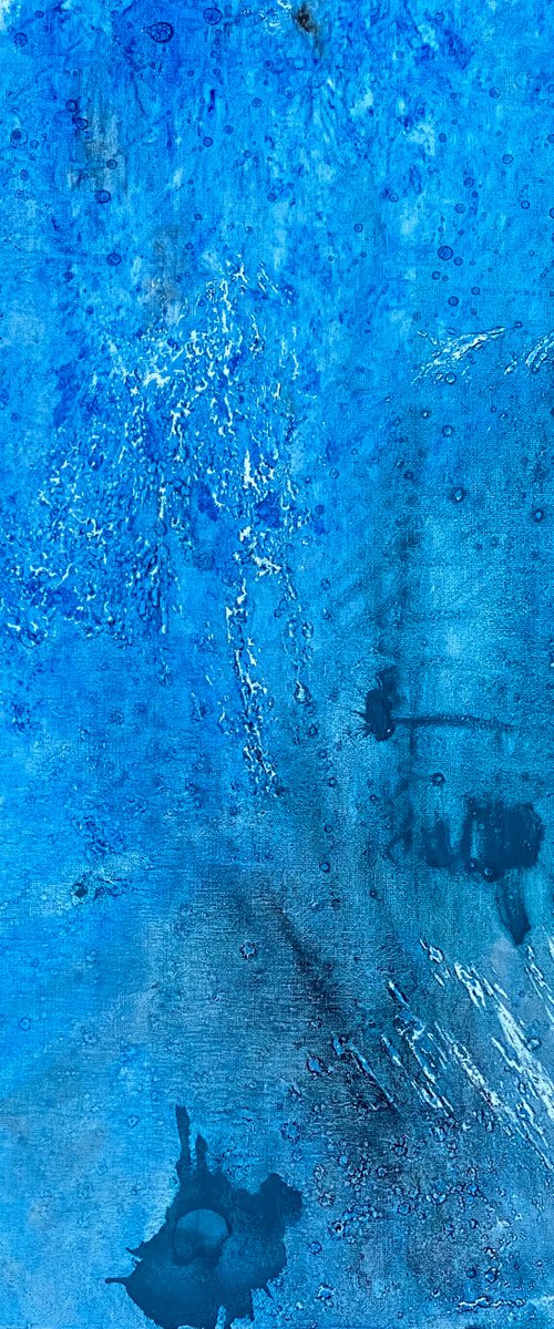 Blue abstract painting 2205202012 by Natalya Burgos