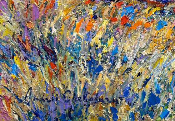 Magic of the evening mountains