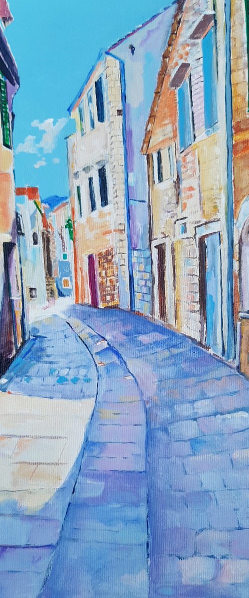 STREET OF LIGHT II  28.5 x 35 cm by Zoran Mihajlović Muza