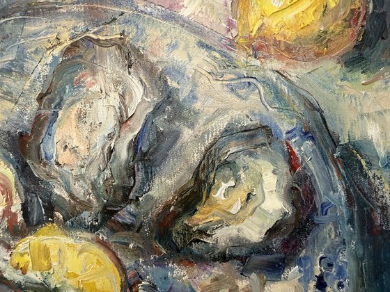 Still life with oysters