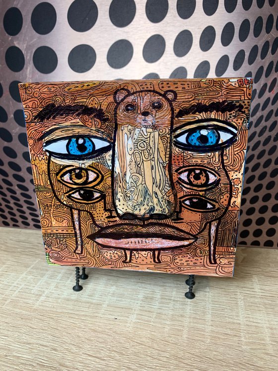 Wood human #68