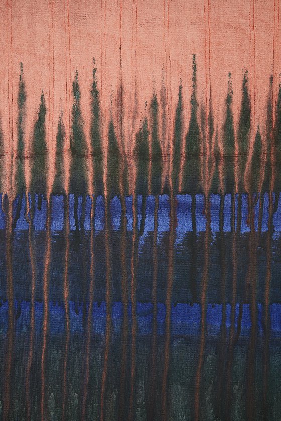 Hold Onto The Feeling / Red Grey Turquoise