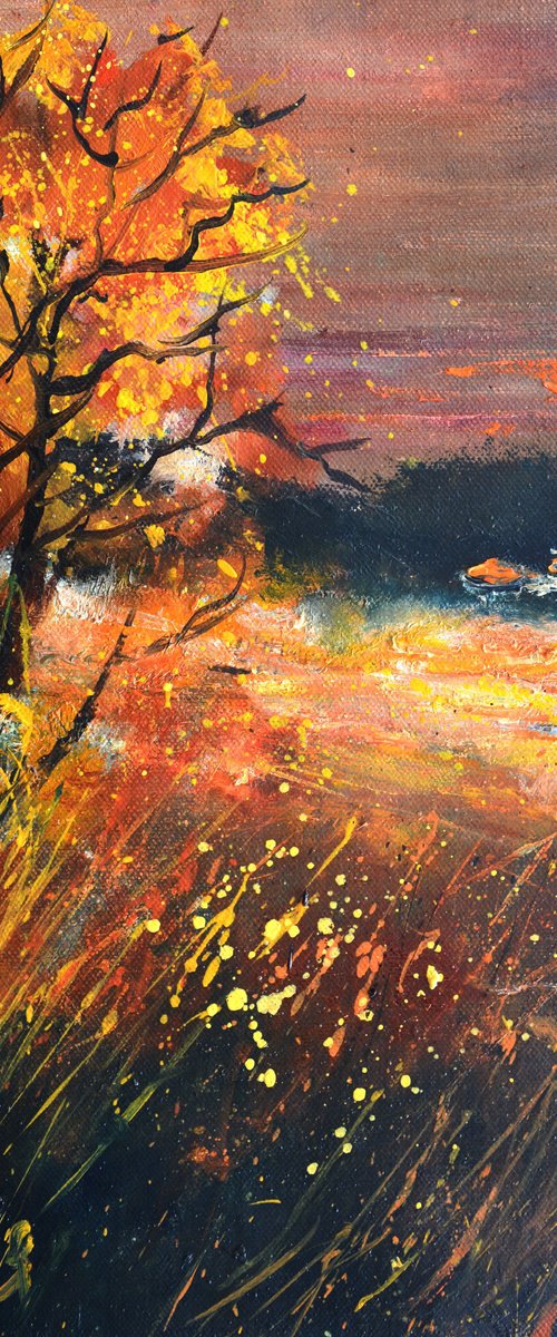 Sunset in Tuscany by Pol Henry Ledent