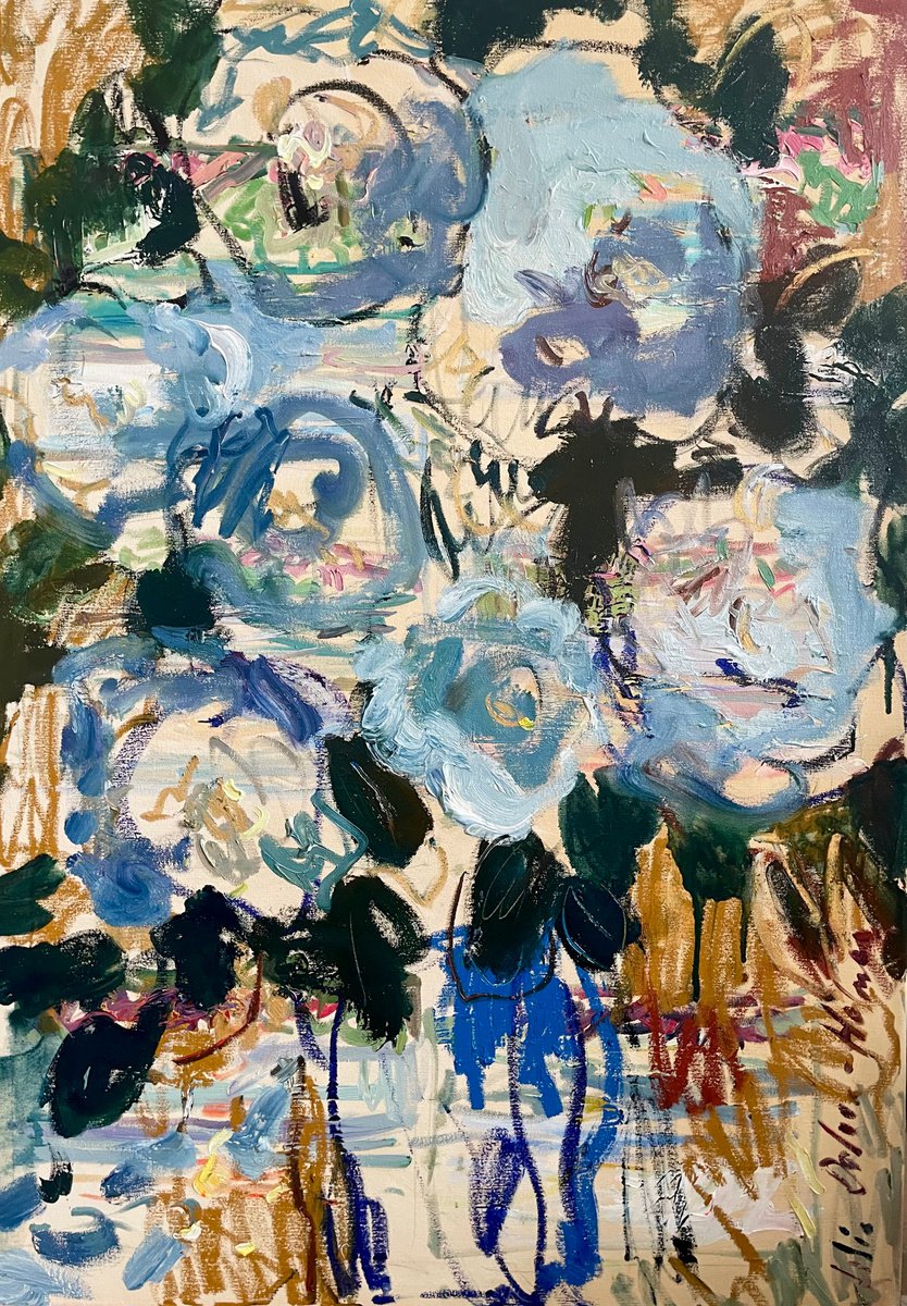 Blue bouquet. by Lilia Orlova-Holmes