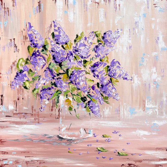 Flowers impasto