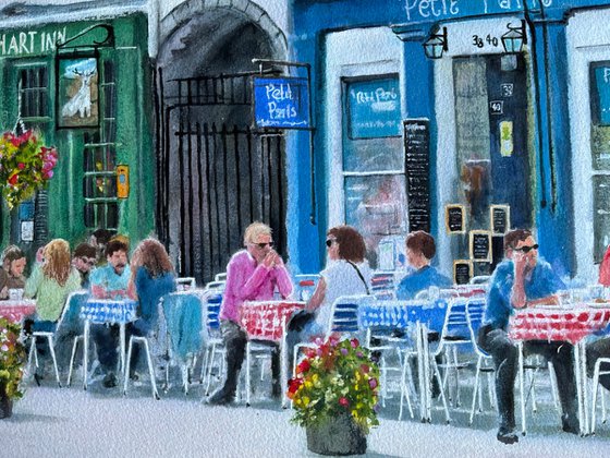 Street scene, Grassmarket Edinburgh