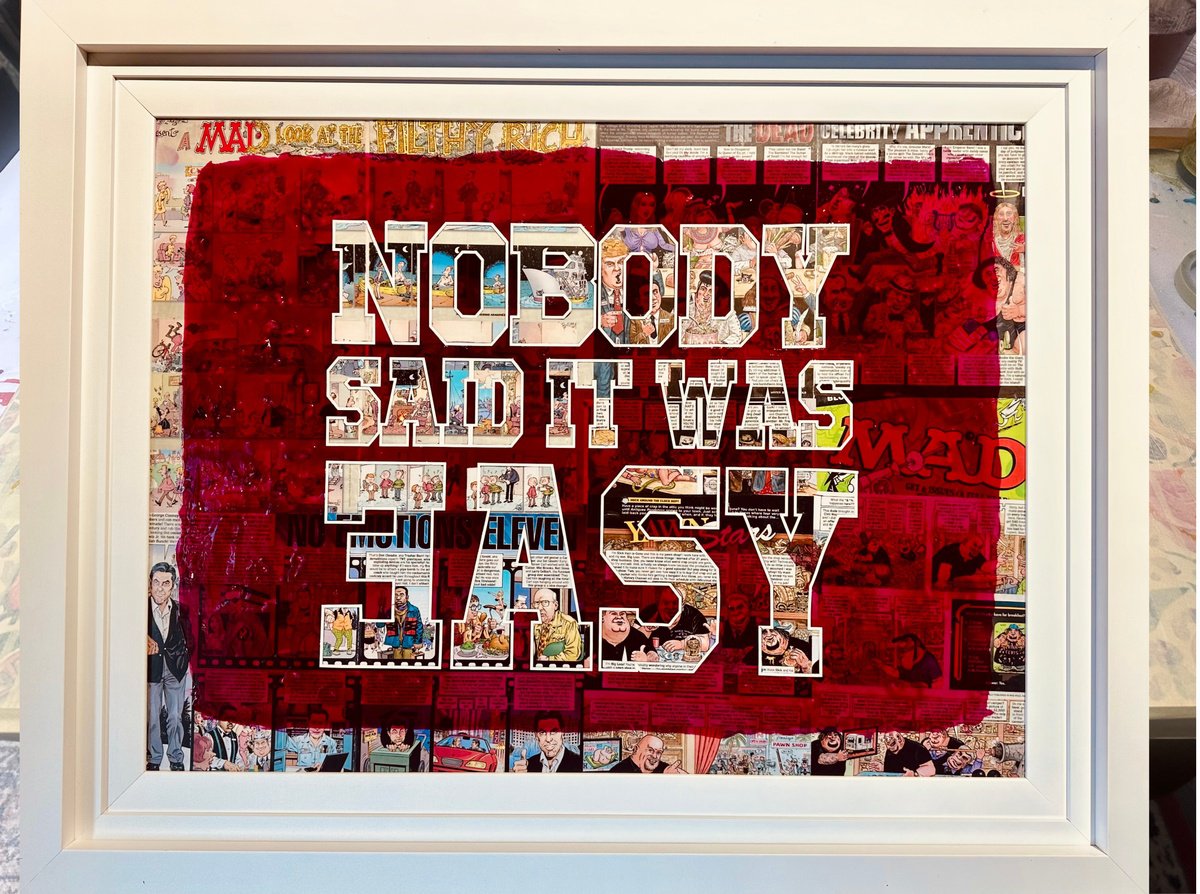 NOBODY SAID IT WAS EASY by Xavi Castel