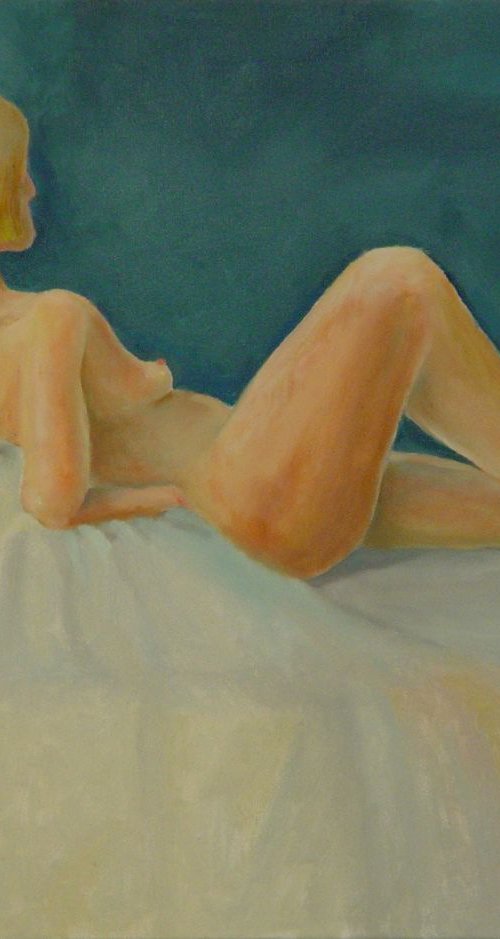 Nude Woman in Repose, Suzanne by Leon Sarantos