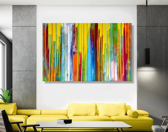 Depths of Emotion - Large abstract art – Expressions of energy and light.