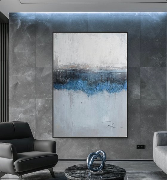 Abstract Blue