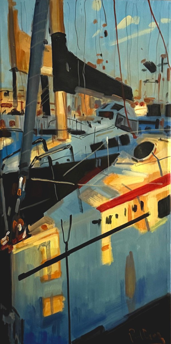  Harbor Of Light By Paul Cheng, 15 X 32, Artwork For Sale On Artfinder