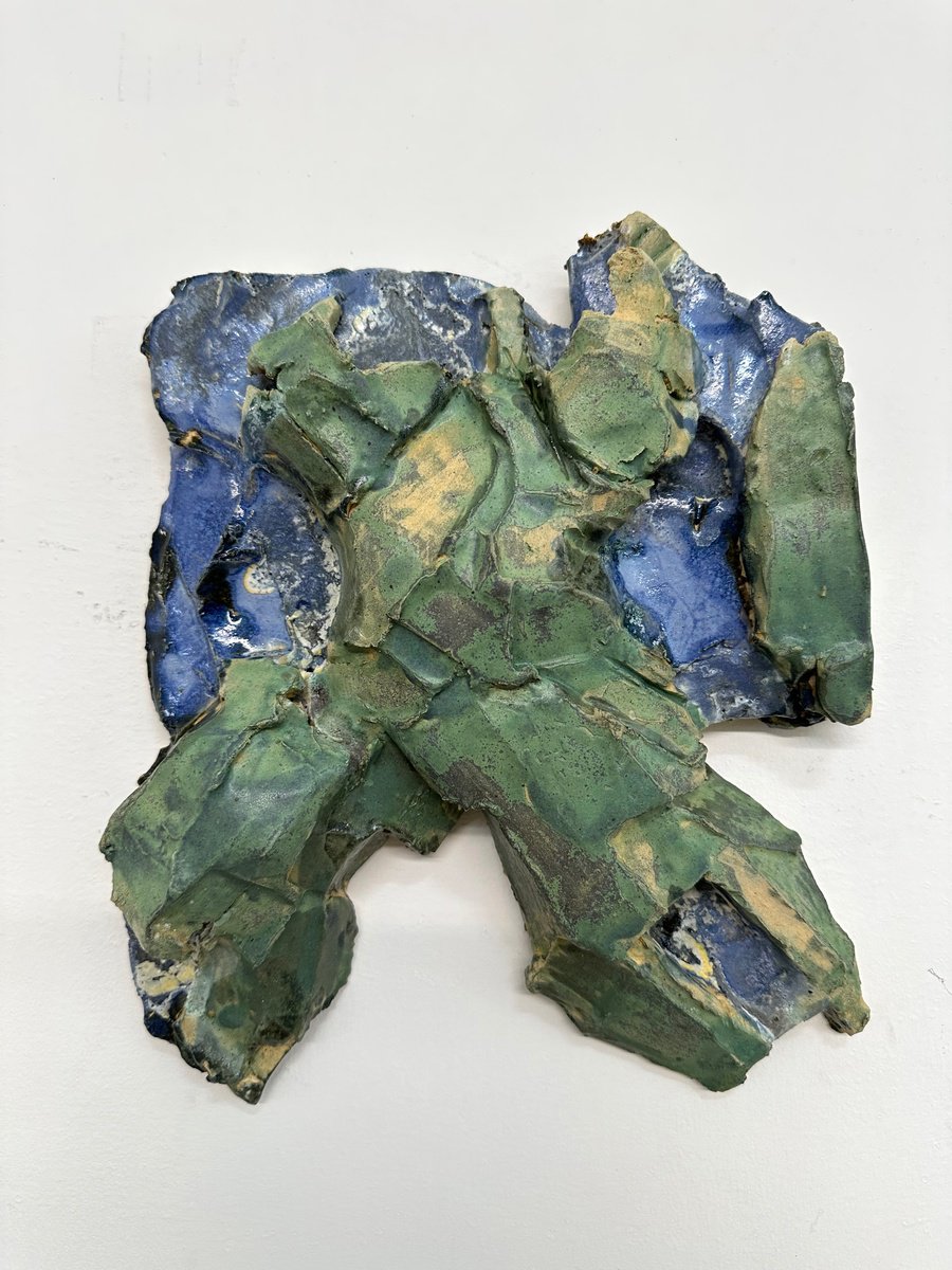 Organic Abstract Clay Sculpture By Abhishek Kumar, 9 X 12, High Soul 04, Original Artwork