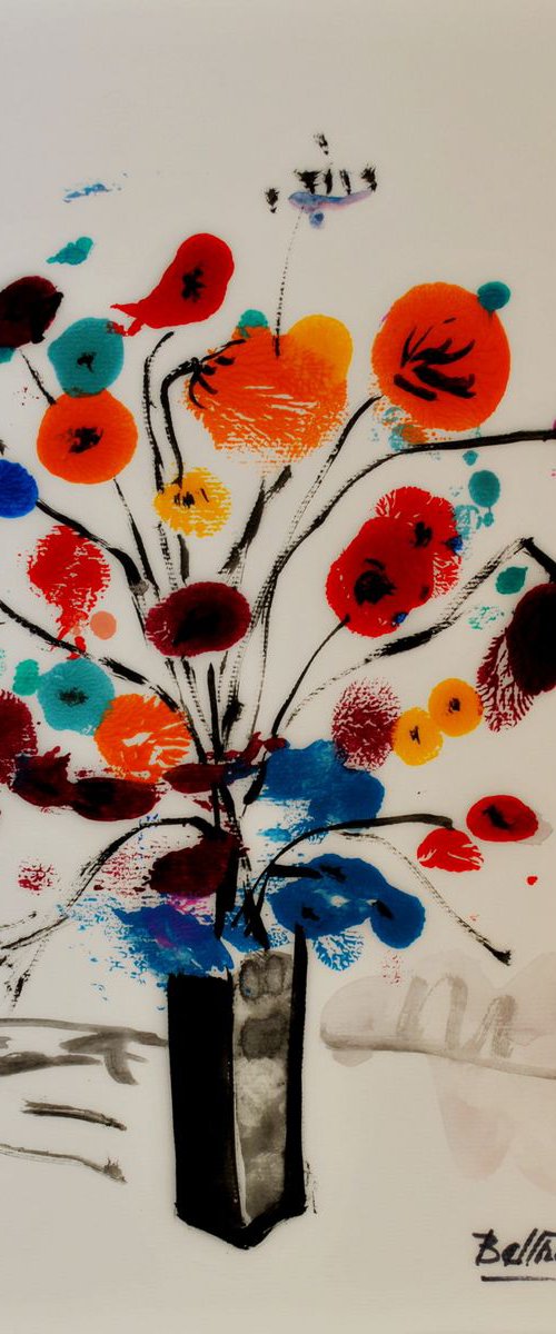 Le vase moderne / 11,81 x 15,75 in.(30x40cm) / 2018 by Pierre-Yves Beltran