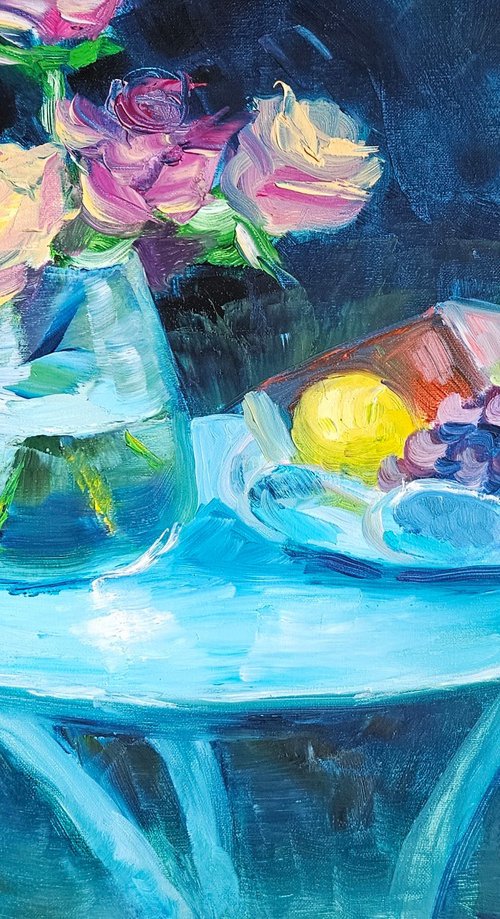Still life in the garden by Vera Stein