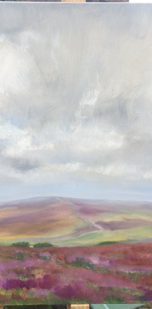Heather on the North Yorkshire Moors by Sarah Louise Armstrong