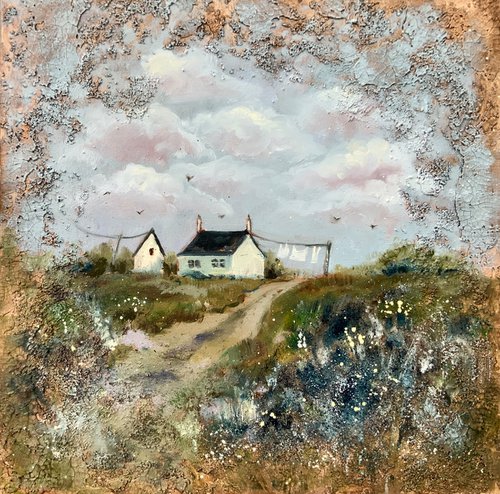 Cottage Scene by Alexandra Jagoda (Ovcharenko)
