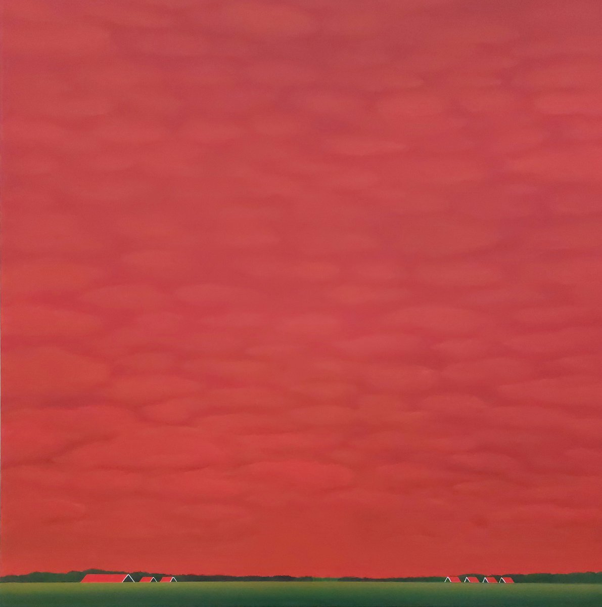 Red Sky (August) by Nelly van Nieuwenhuijzen