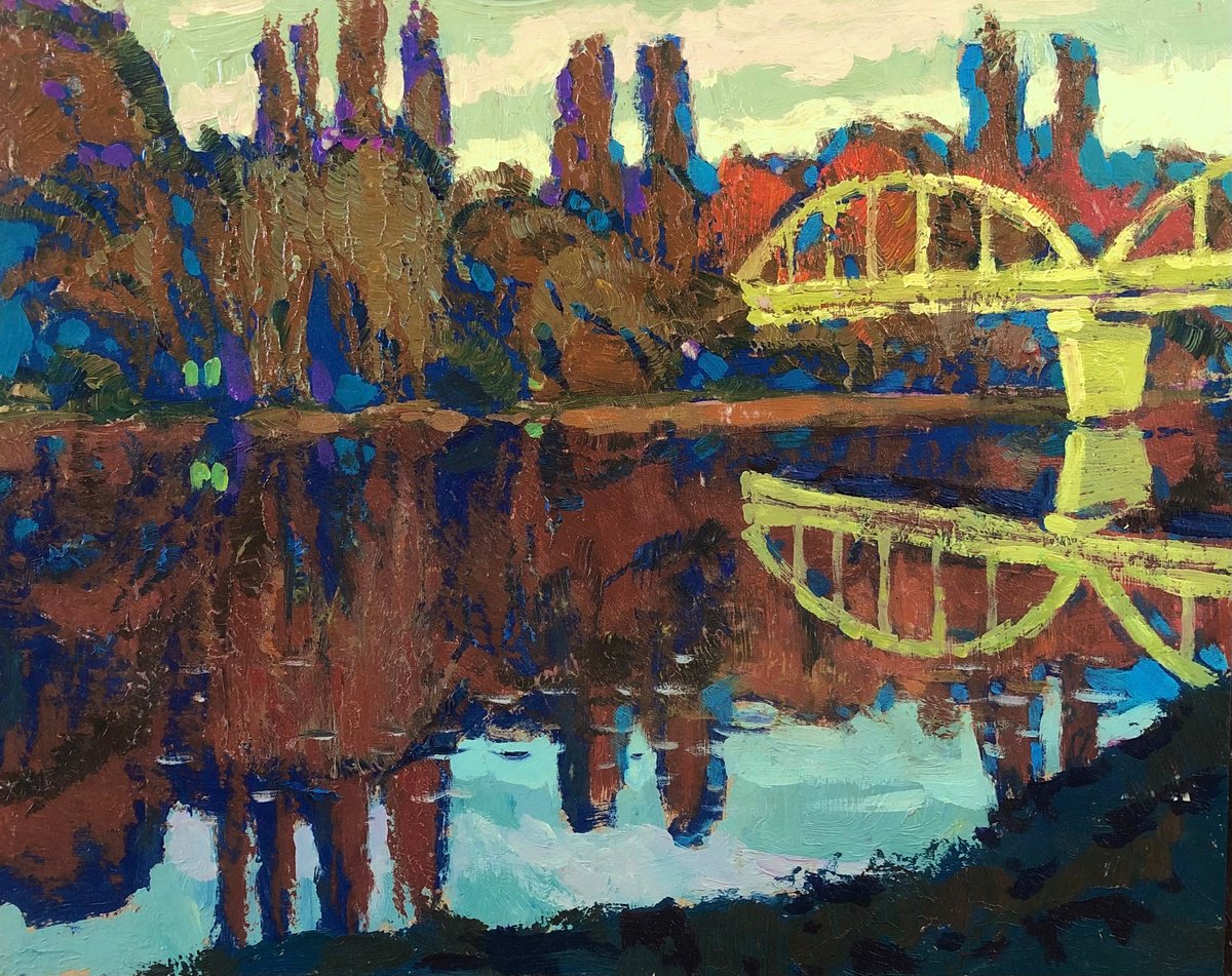 Evening By Sergey Kachin, 20 X 16, Artwork For Sale On Artfinder