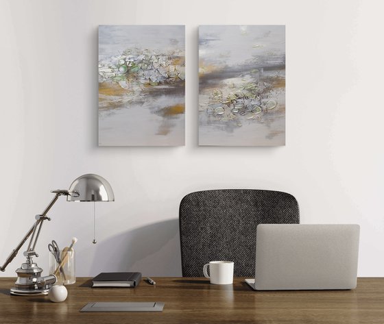 The petals (diptych)