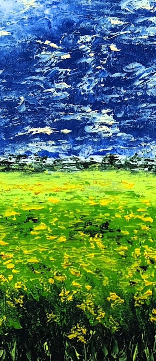 Green Yellow Field by Daniel Urbaník