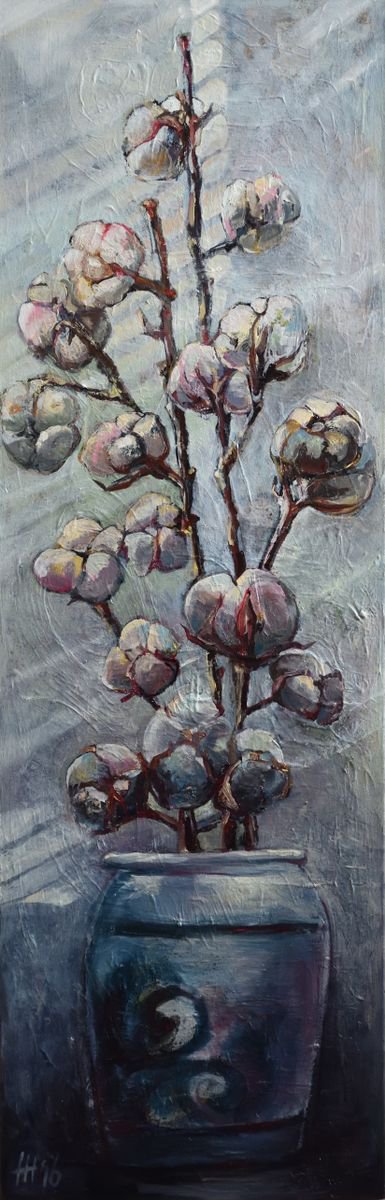 Still life with Cotton by Hilde Hoekstra