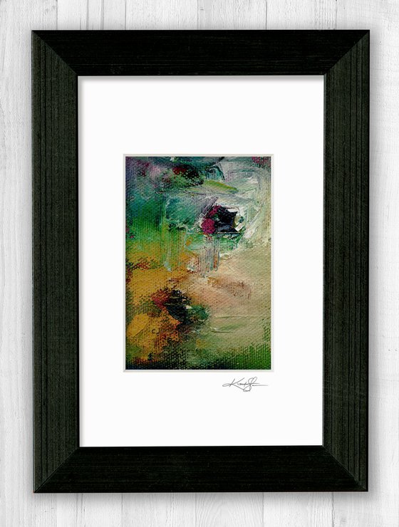 Oil Abstraction 27 - Abstract painting by Kathy Morton Stanion