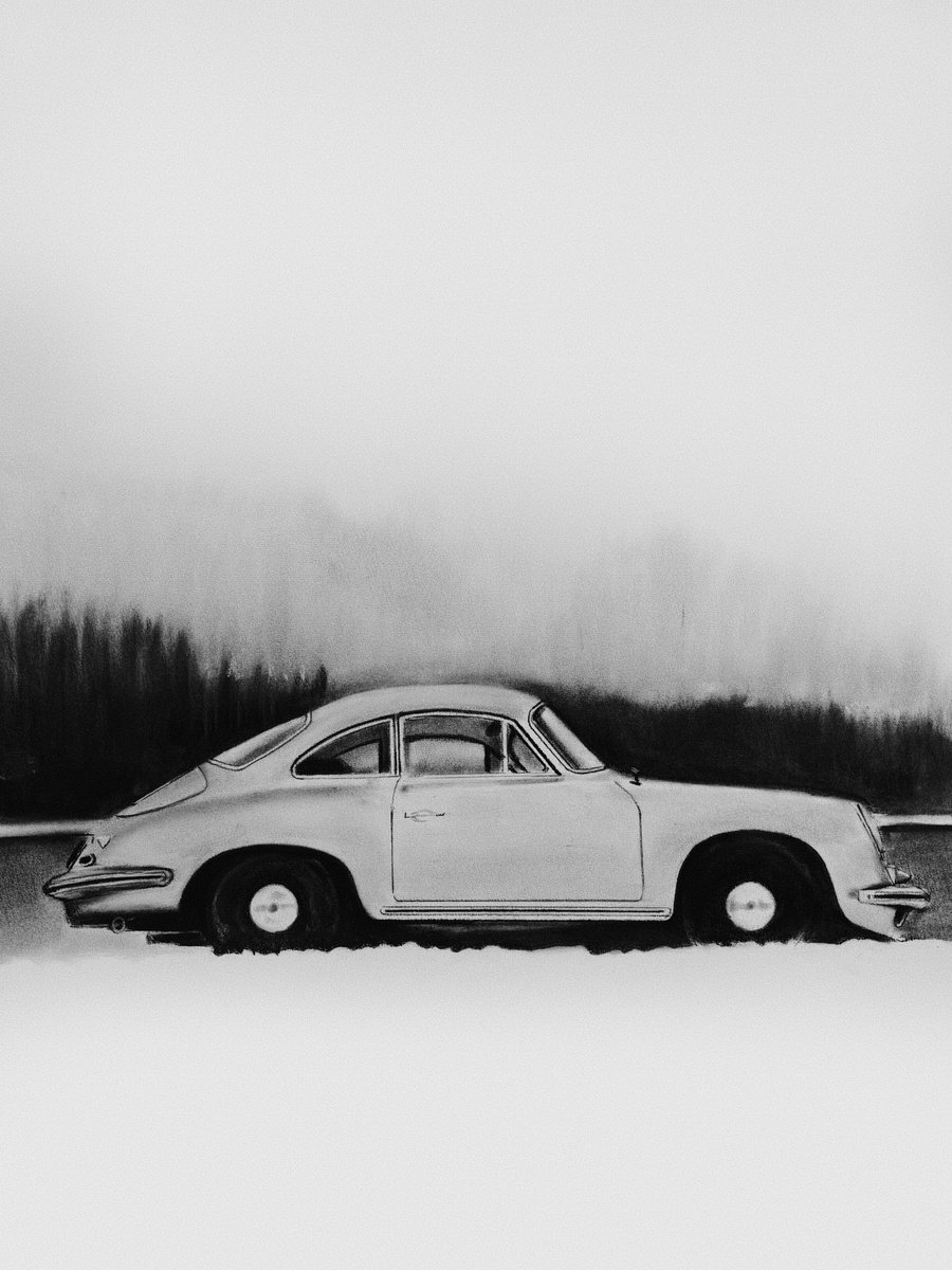 Photorealistic Transport Charcoal Drawing By Denny Stoekenbroek, 20 X 26, Heritage, Original Artwork