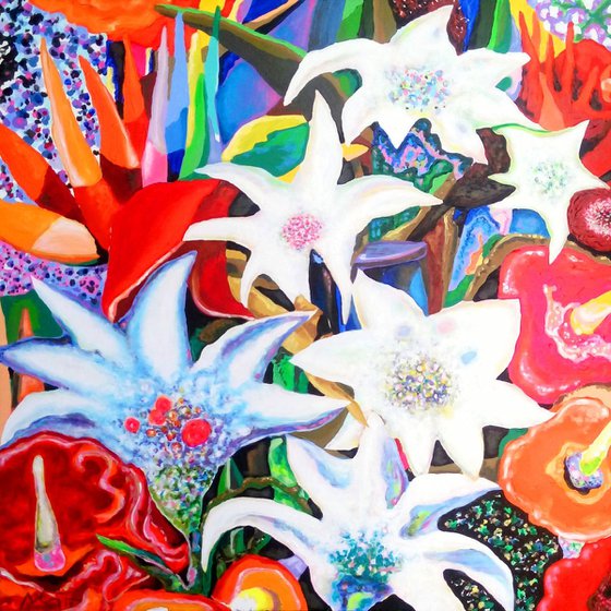Sisters of Mercy (pop art, flowers)