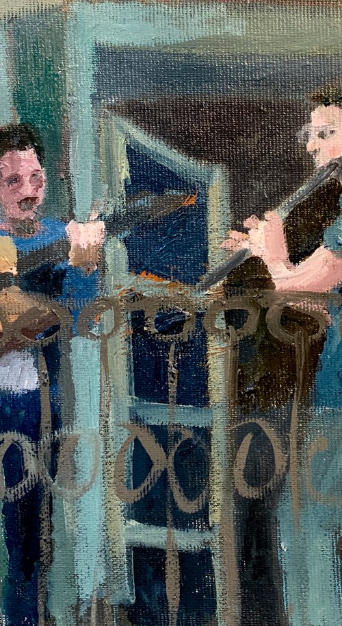 Singing From The Balcony In... by Ryan  Louder