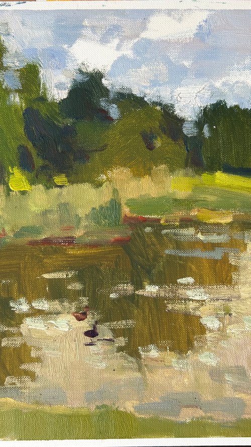 summer landscape by Yuliia Pastukhova