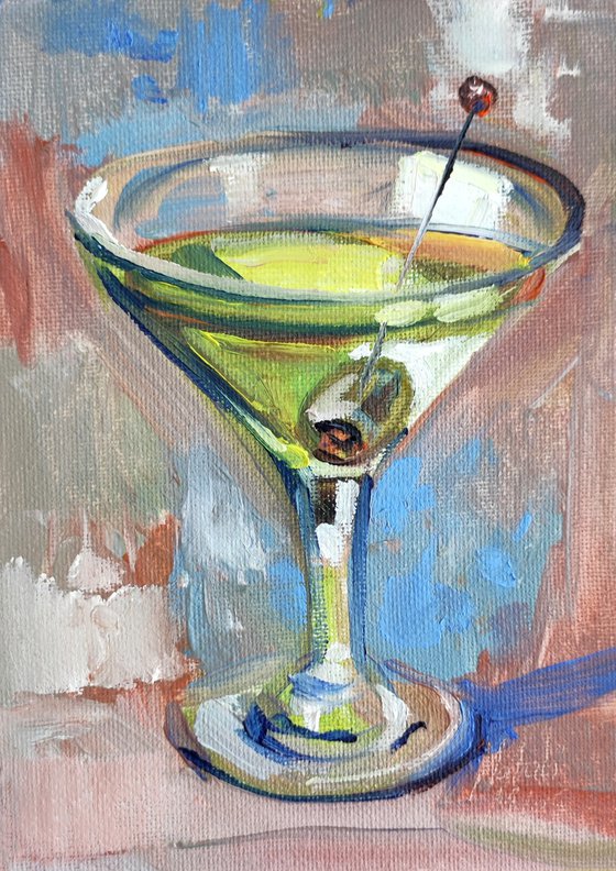 Martini with Olive