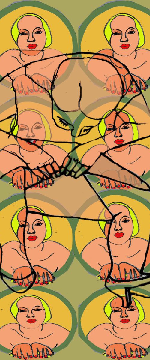Under - pop art print by Artworks by Rina Mualem