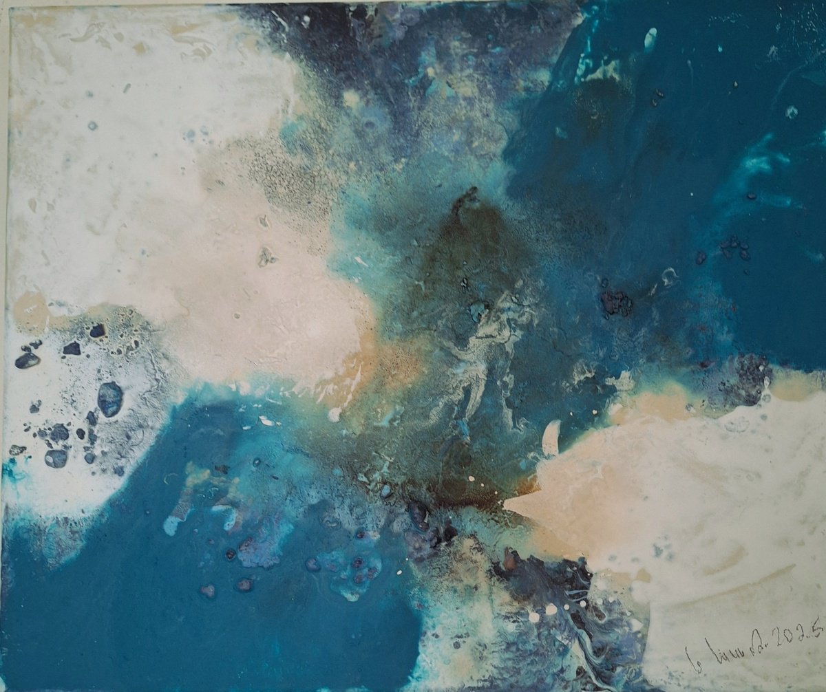 The Flow Of The Sky 3 By Christa Haack, 24 X 20, Artwork For Sale On Artfinder