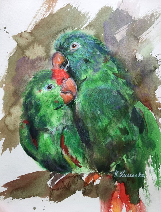 PARROTS GREEN