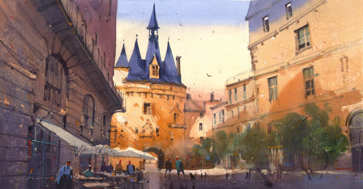 Bordeaux light by Eugeniu Gorean