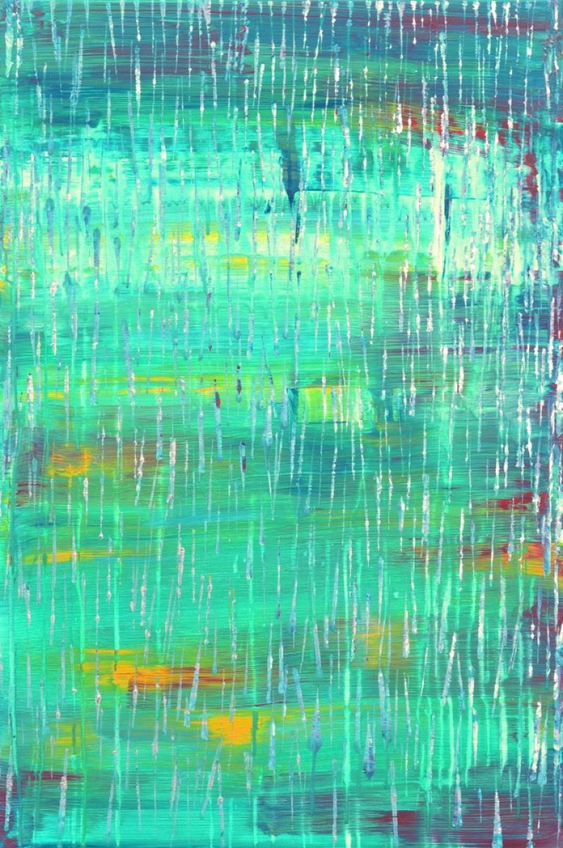 Rain Acrylic painting by Louise Mead | Artfinder