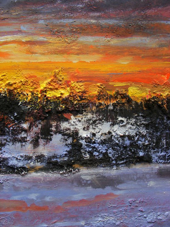 "The impressions of a winter sunset"