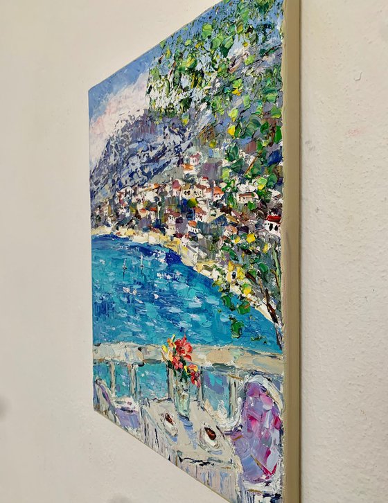 Summer terrace in Amalfi