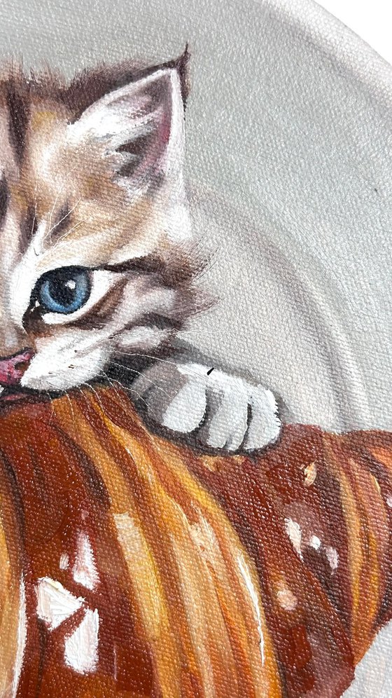 On a Croissant Plate